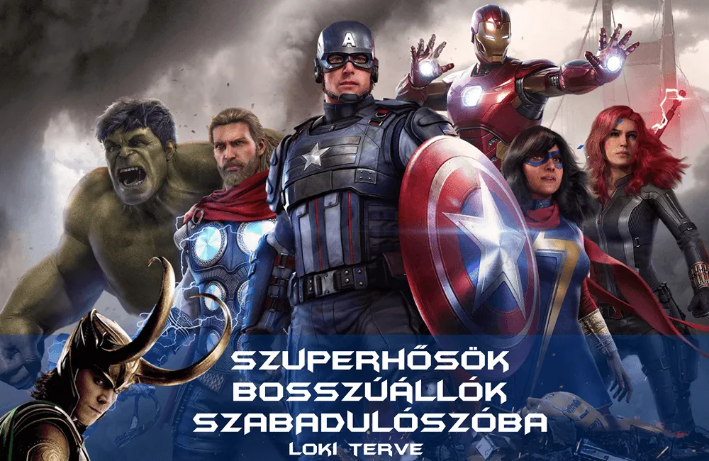 Szuperhősök csapata Lokival – Bosszúállók szabadulószoba