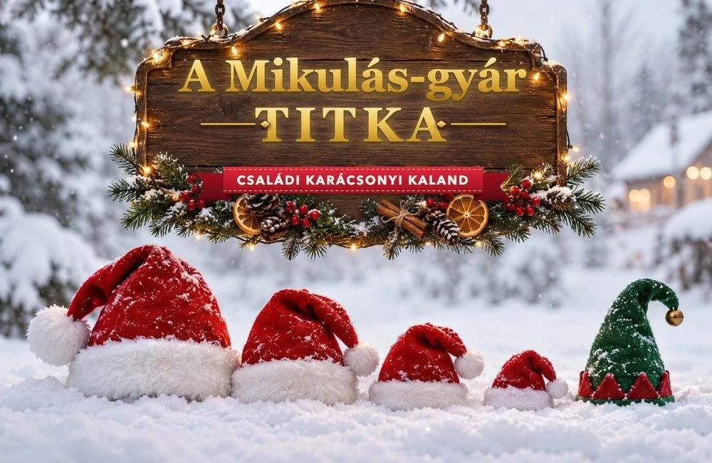 A Mikulás-gyár titka – családi karácsonyi szabadulószoba Budapesten